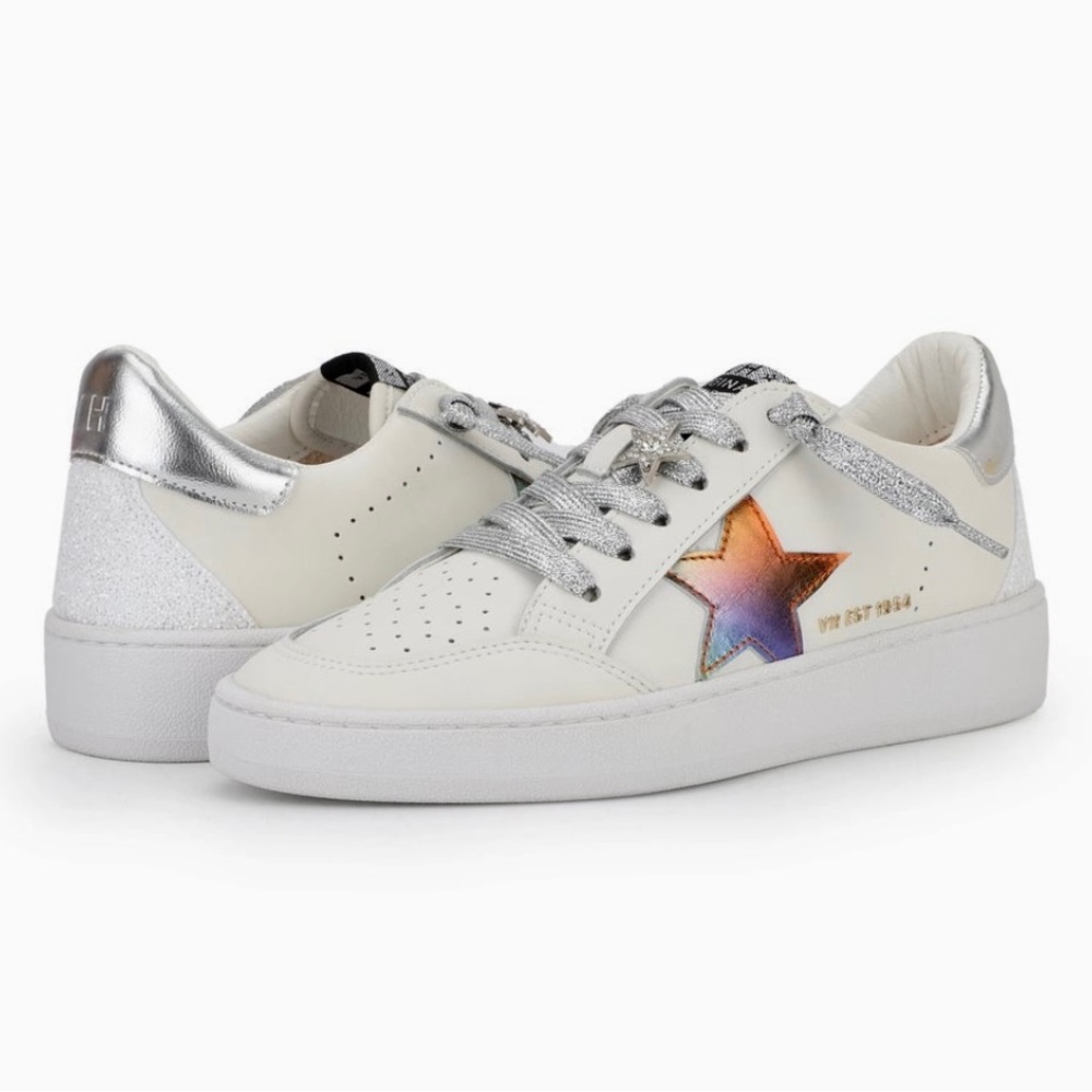 Vintage Havana White And Gold Star Sneakers Size 8